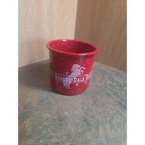 Red Roy Rogers- Dale Evans Enamel Camp Mug